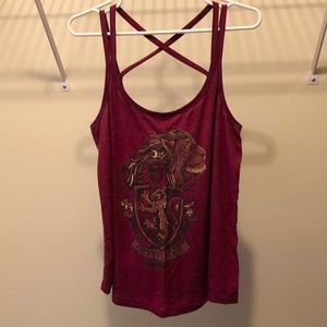 Womens medium Gryffindor tank top from Hot Topic